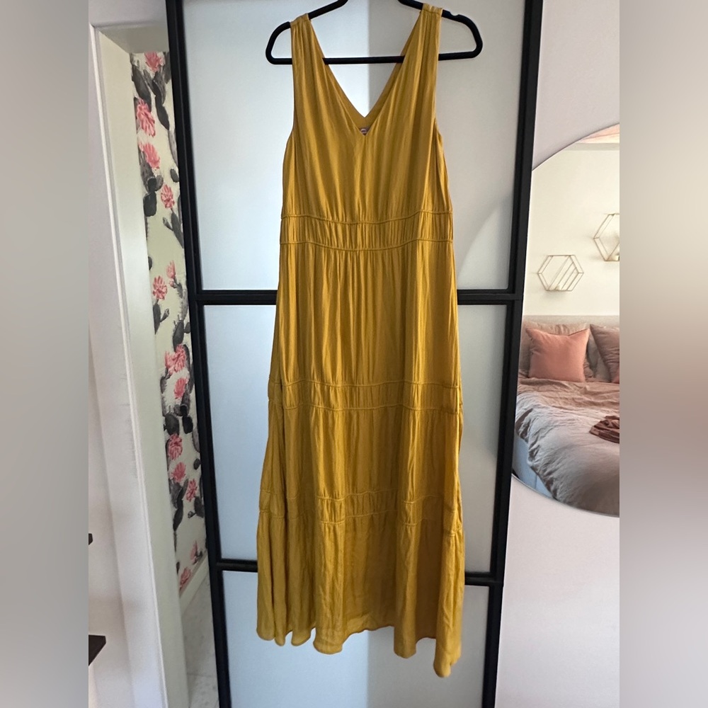 Dolan Mustard Maxi Dress